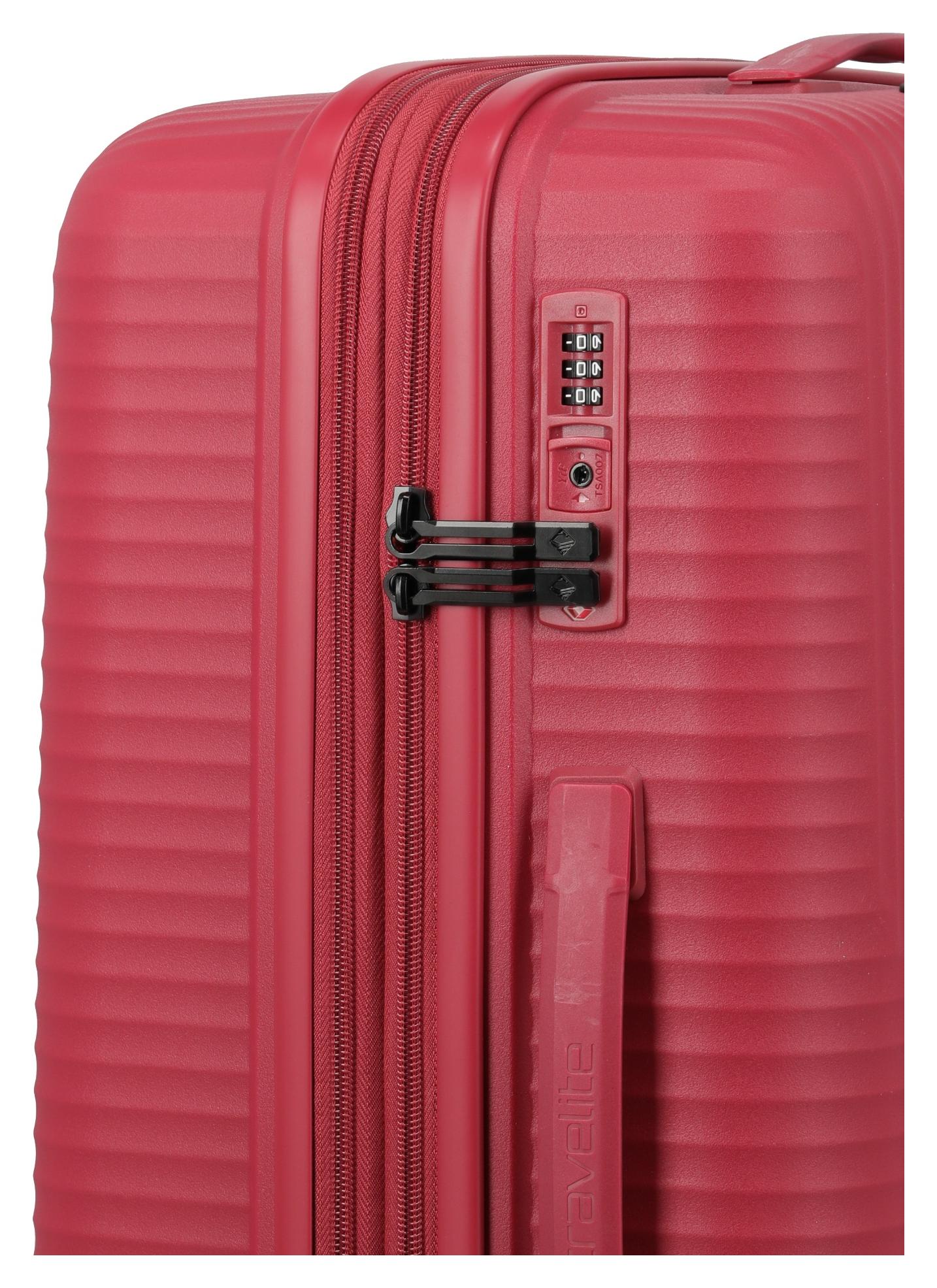 Střední cestovní kufr na kolečkách Travelite Air Stripe M Red (obrázek 6)