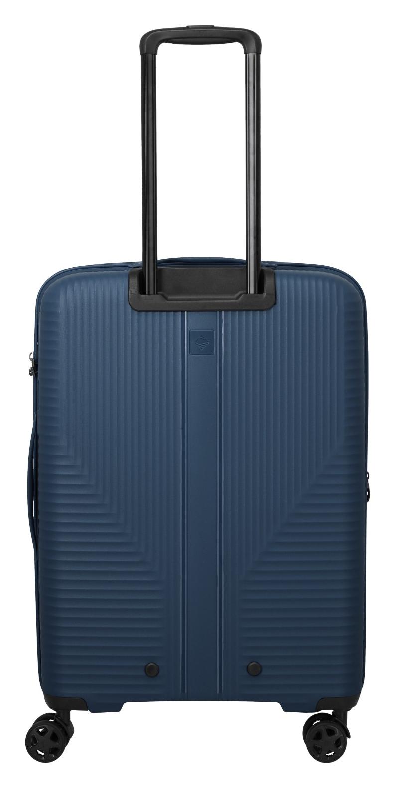 Střední cestovní kufr na kolečkách Travelite Air Stripe M Navy