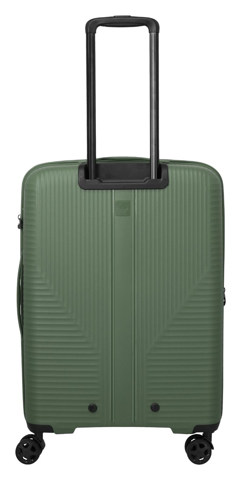 Střední cestovní kufr na kolečkách Travelite Air Stripe M Green