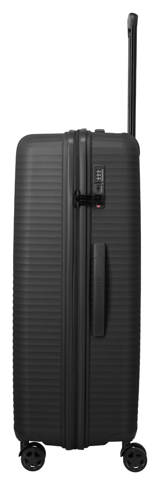 Velký skořepinový kufr Travelite Air Stripe L Black (obrázek 4)