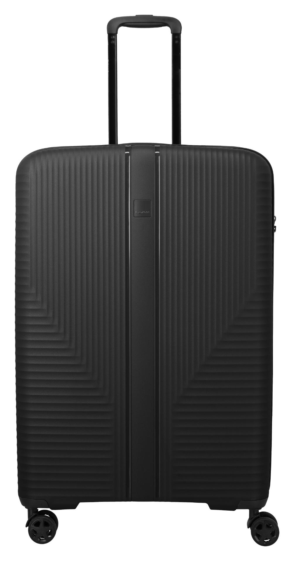 Velký skořepinový kufr Travelite Air Stripe L Black