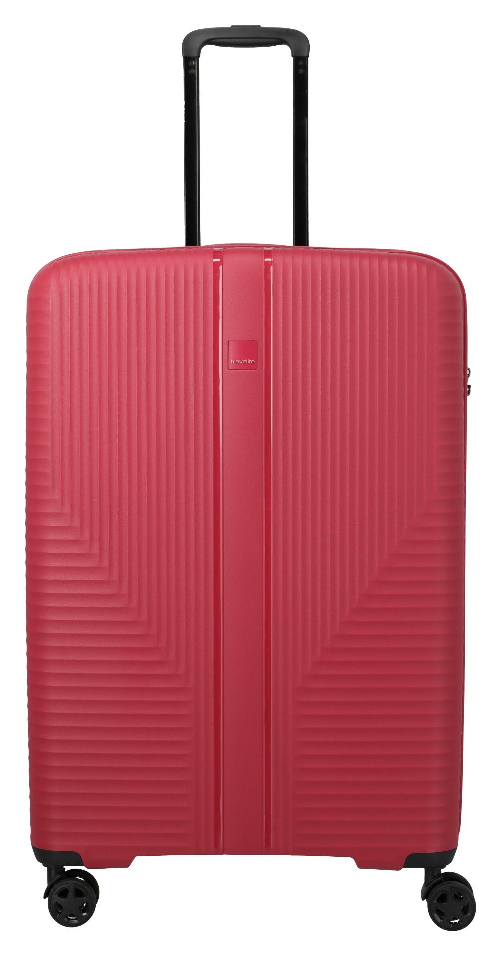 Velký skořepinový kufr Travelite Air Stripe L Red