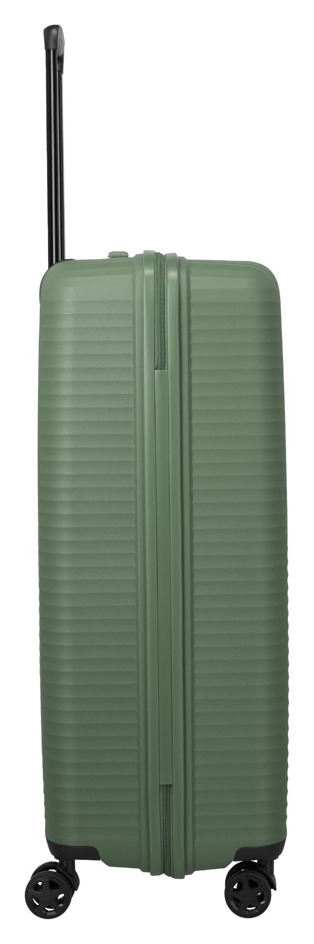 Velký skořepinový kufr Travelite Air Stripe L Green (obrázek 5)