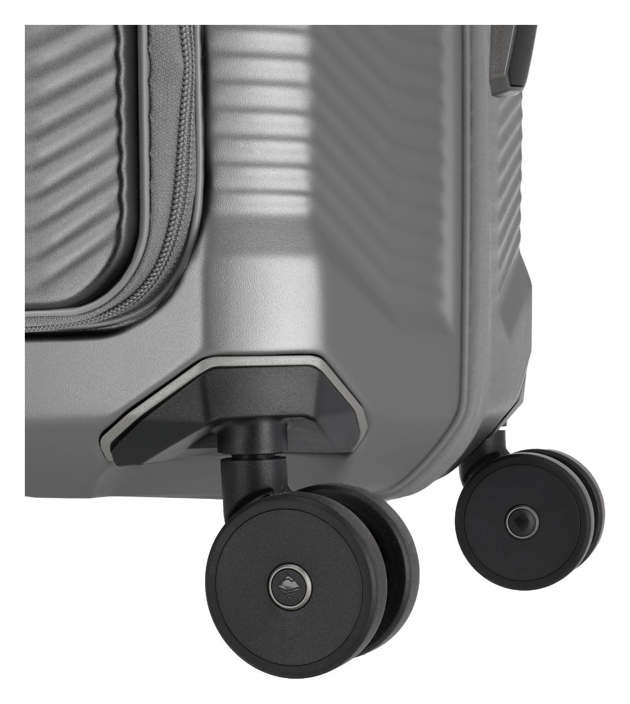 Palubní kufr na notebook Travelite Millennium S Front pocket Silver