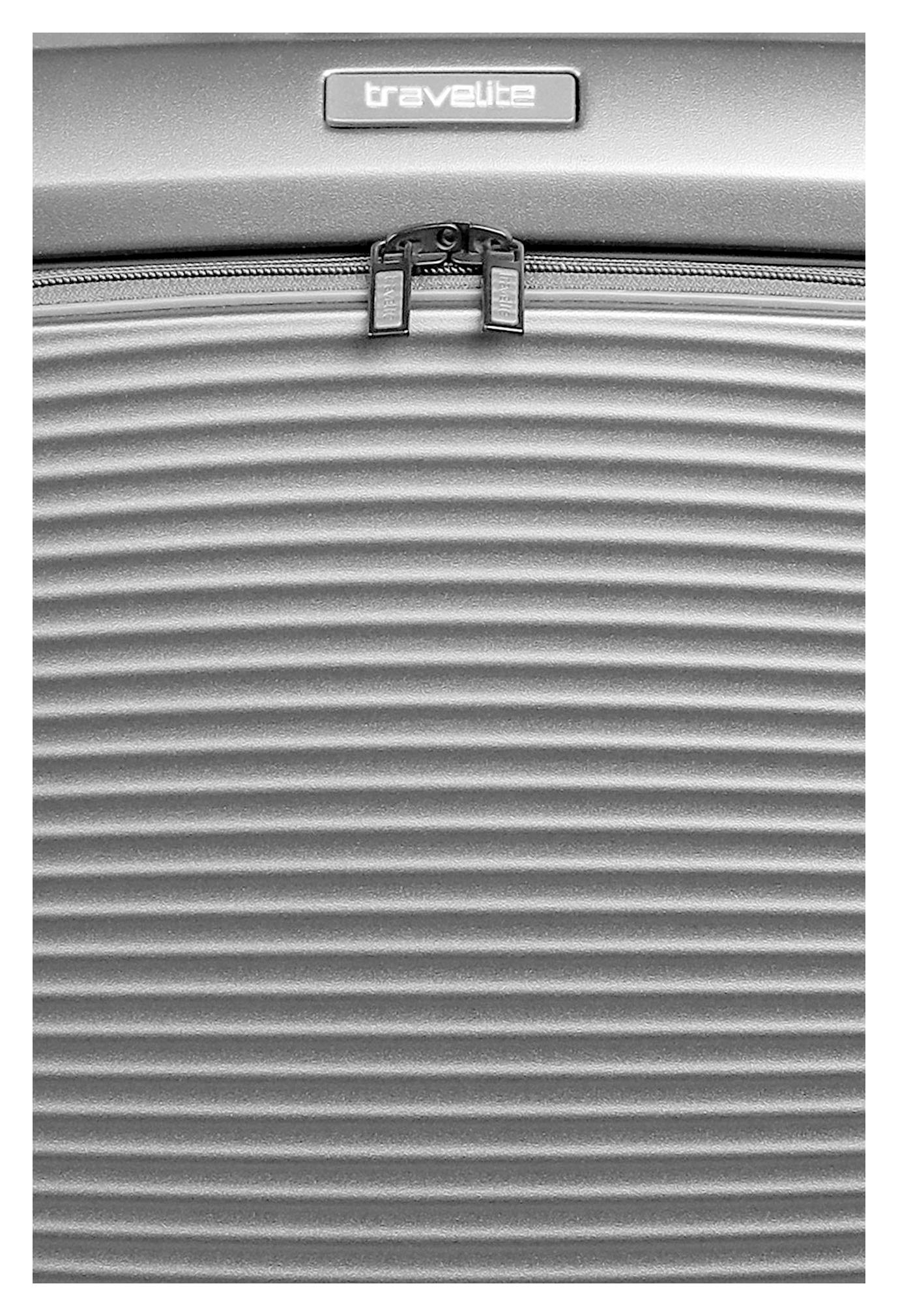 Palubní kufr na notebook Travelite Millennium S Front pocket Silver