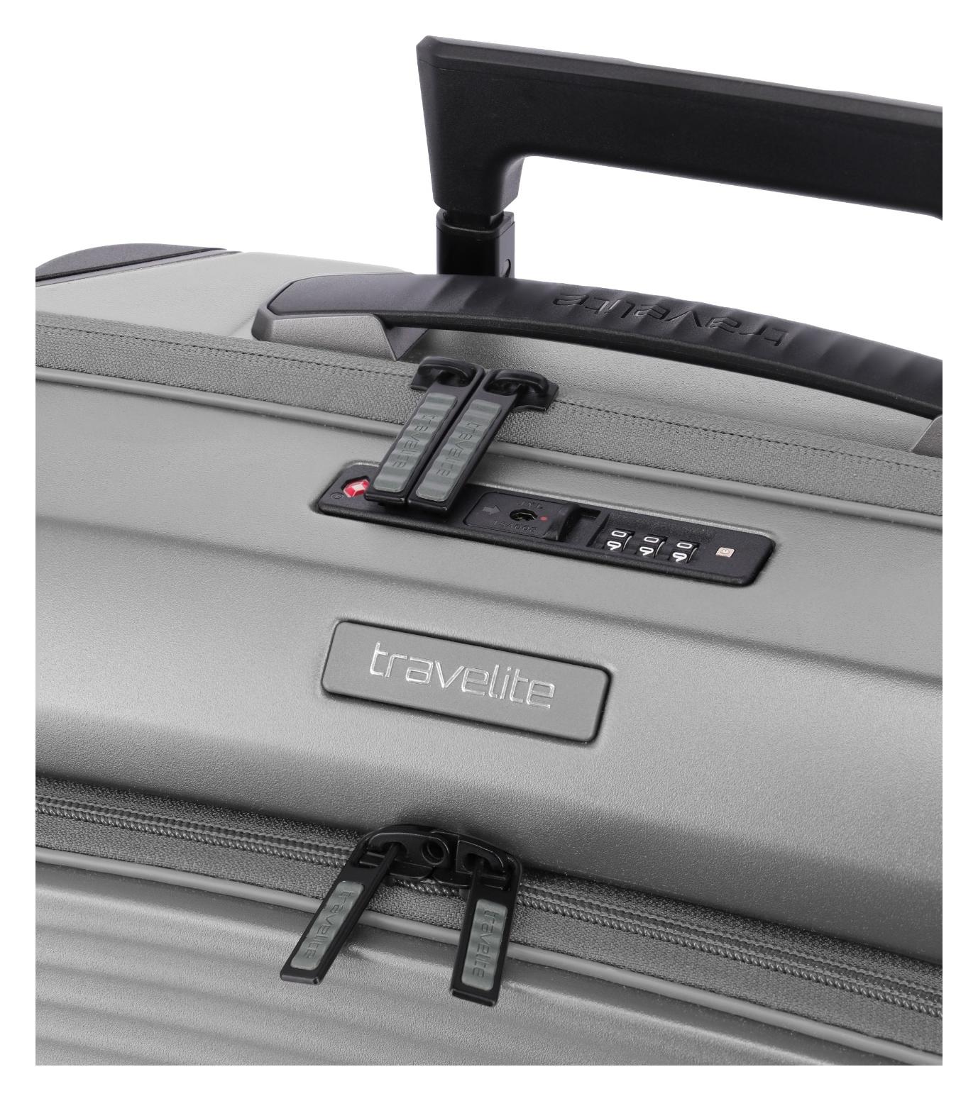 Palubní kufr na notebook Travelite Millennium S Front pocket Silver (obrázek 3)