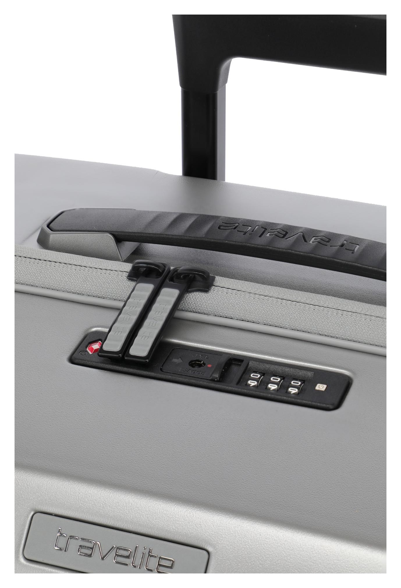 Skořepinový palubní kufr Travelite Millennium S Silver