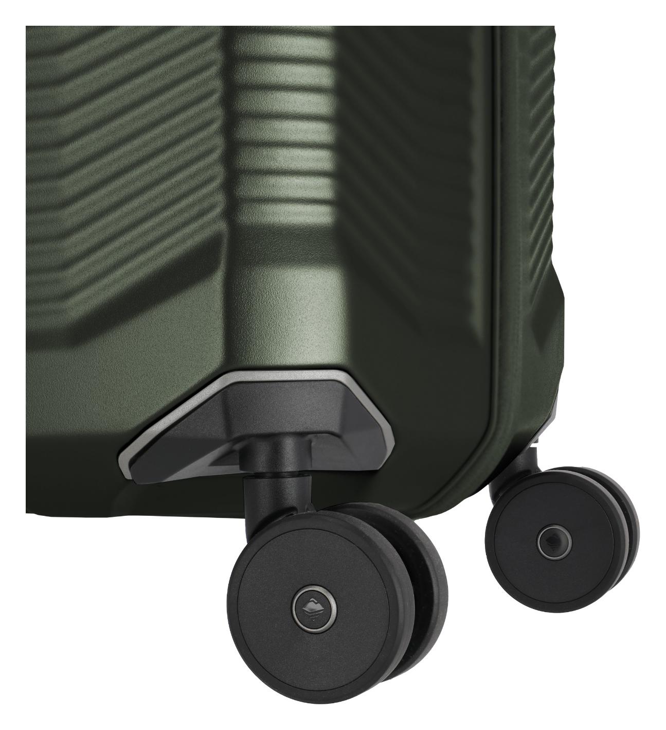 Skořepinový palubní kufr Travelite Millennium S Pine Green