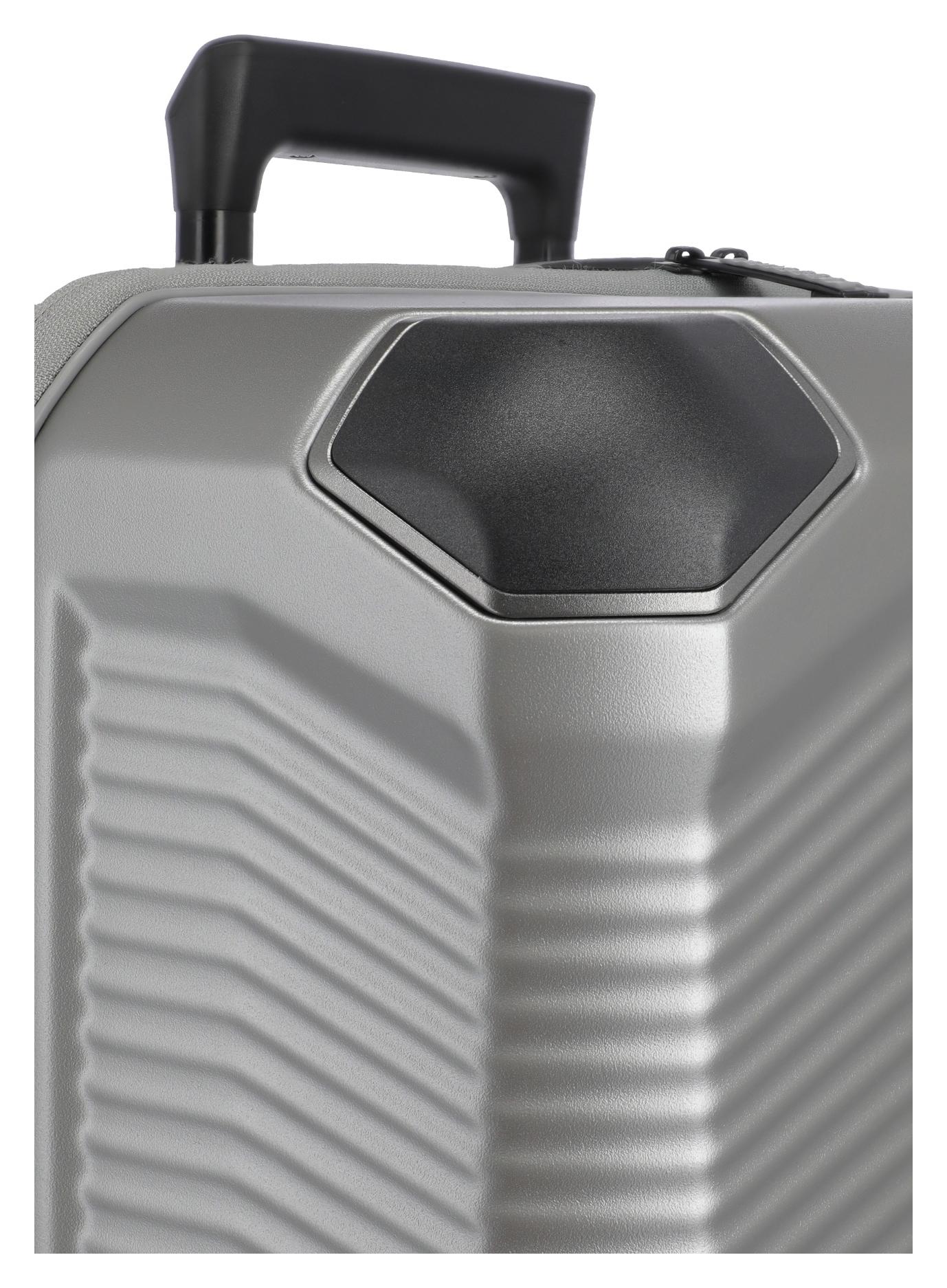 Střední skořepinový kufr Travelite Millennium M Silver (obrázek 5)