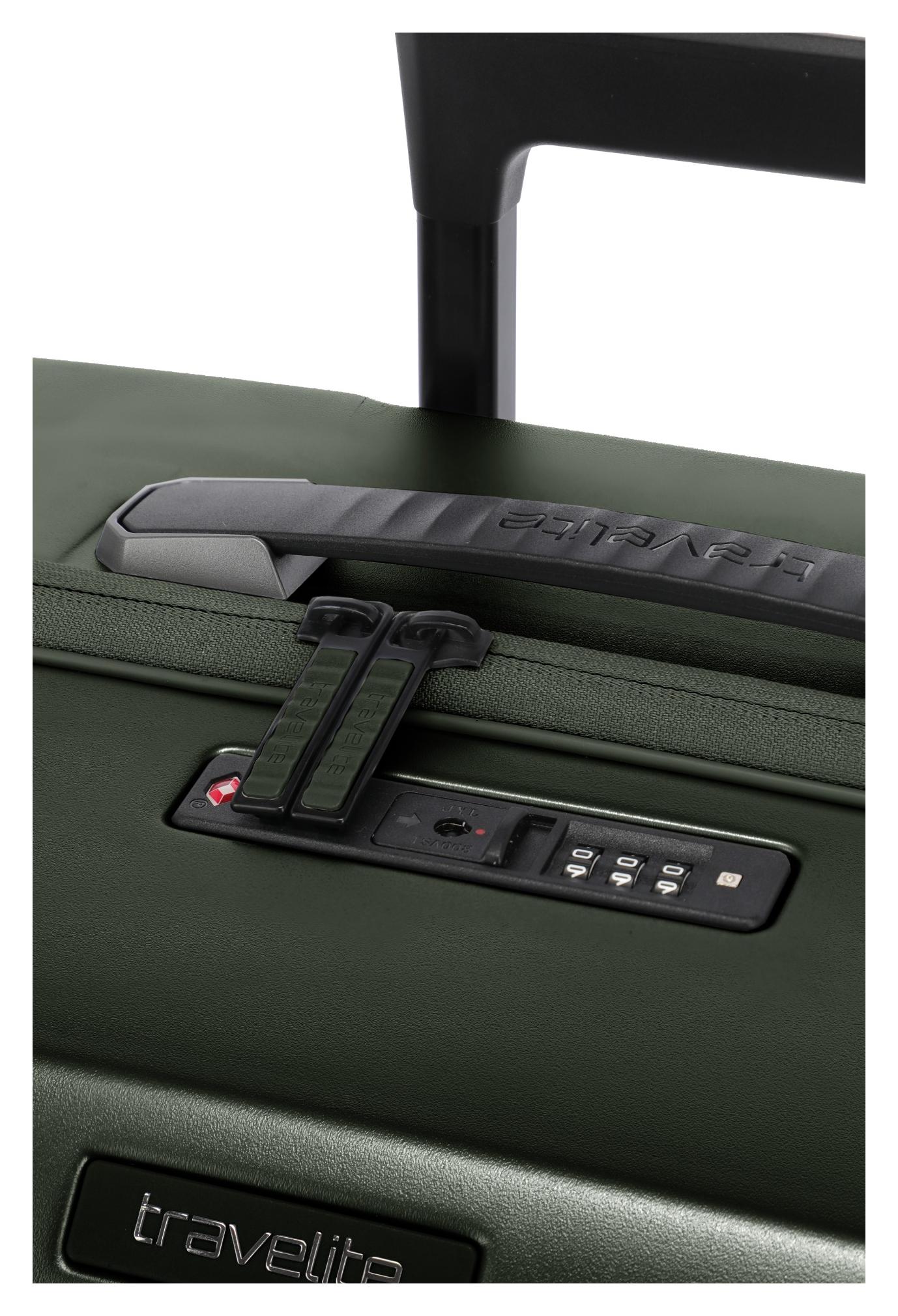 Střední skořepinový kufr Travelite Millennium M Pine Green (obrázek 3)
