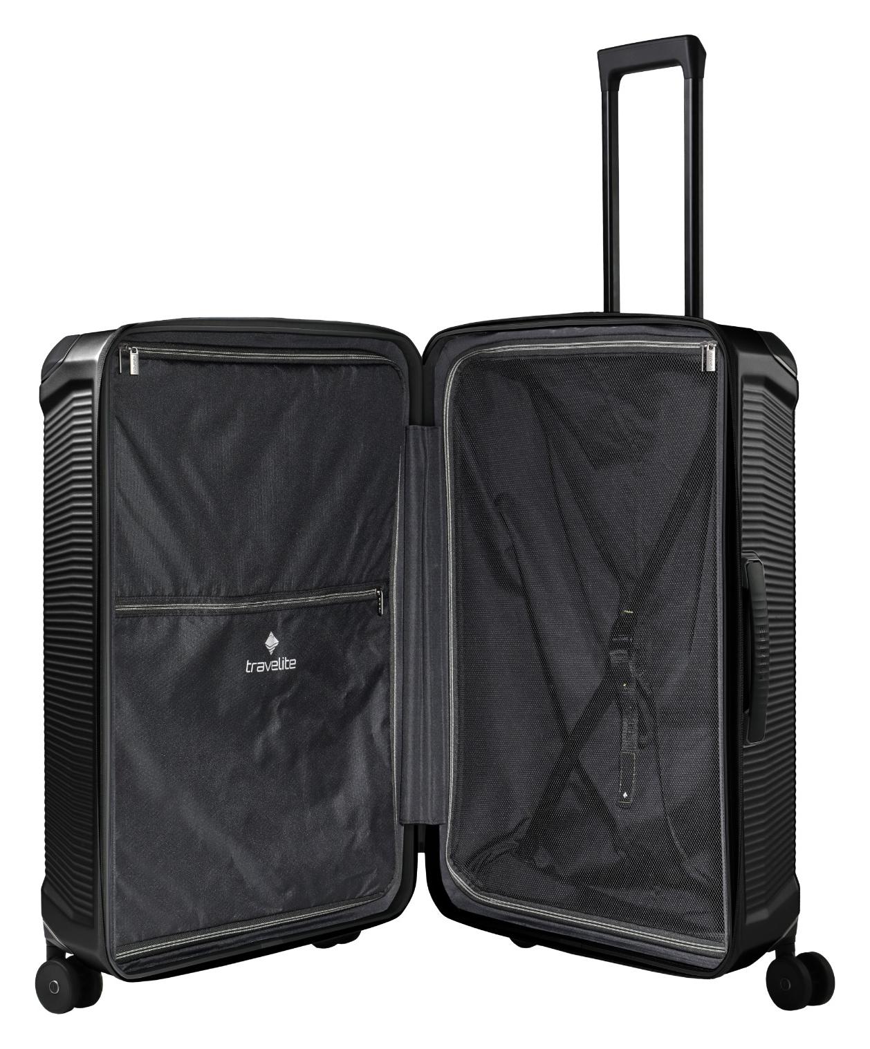 Velký skořepinový kufr Travelite Millennium L Black (obrázek 6)