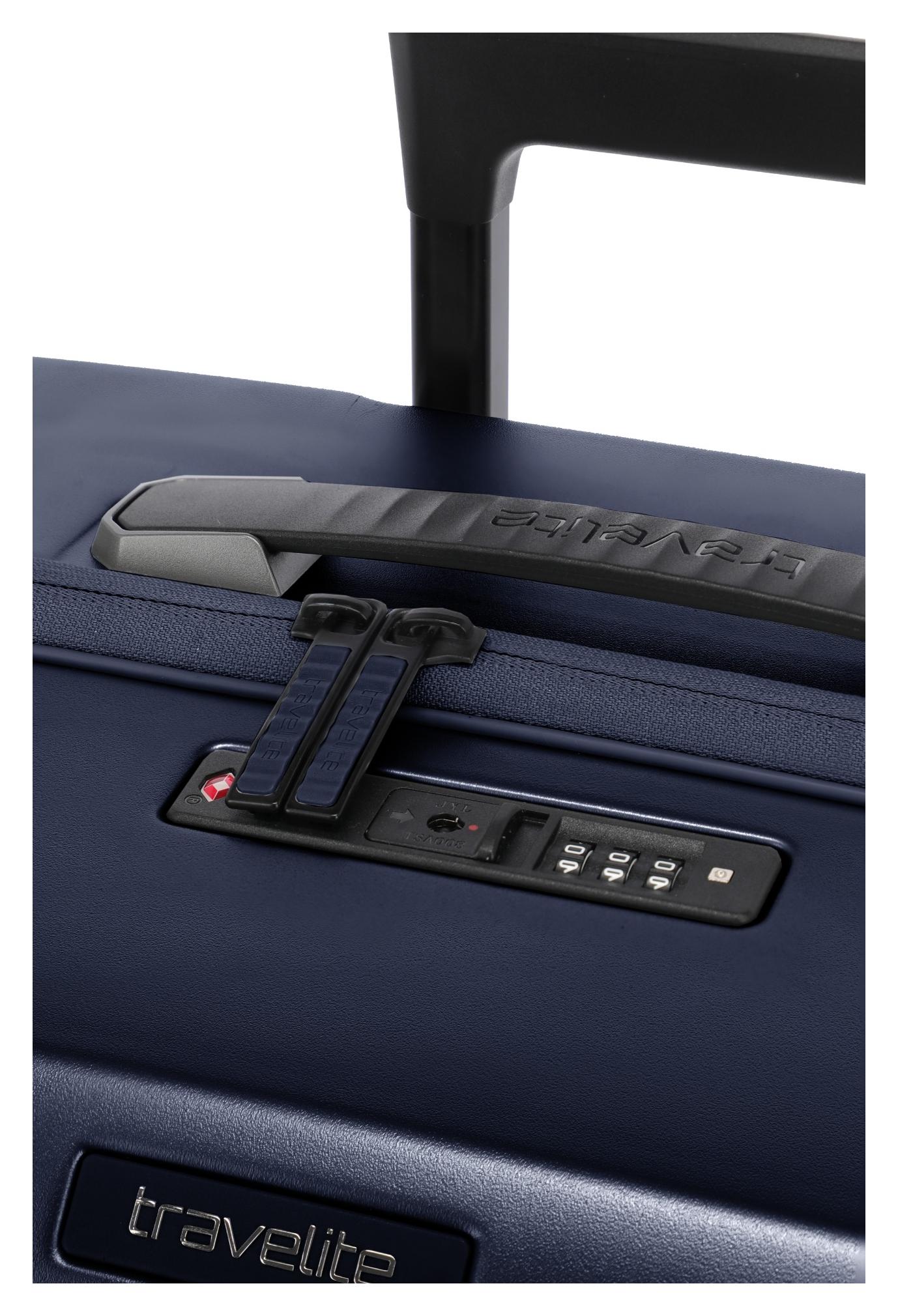 Velký skořepinový kufr Travelite Millennium L Navy (obrázek 3)