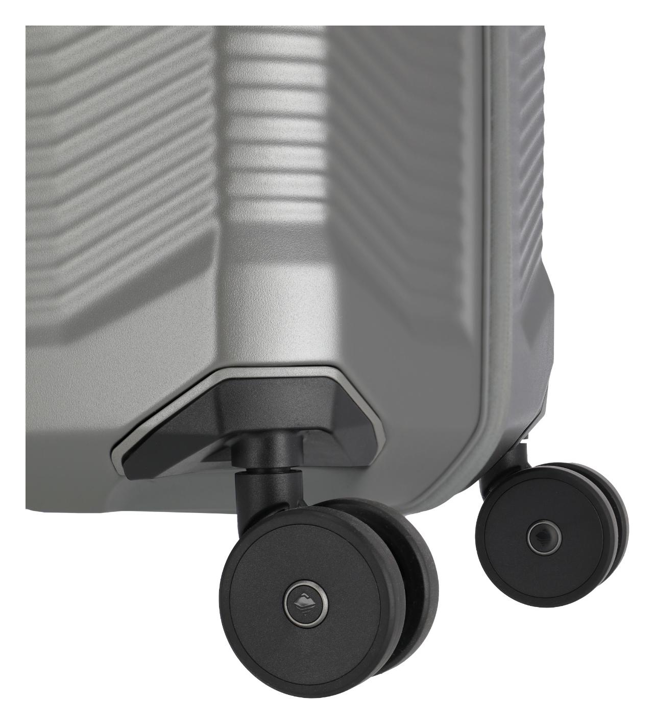 Velký skořepinový kufr Travelite Millennium L Silver