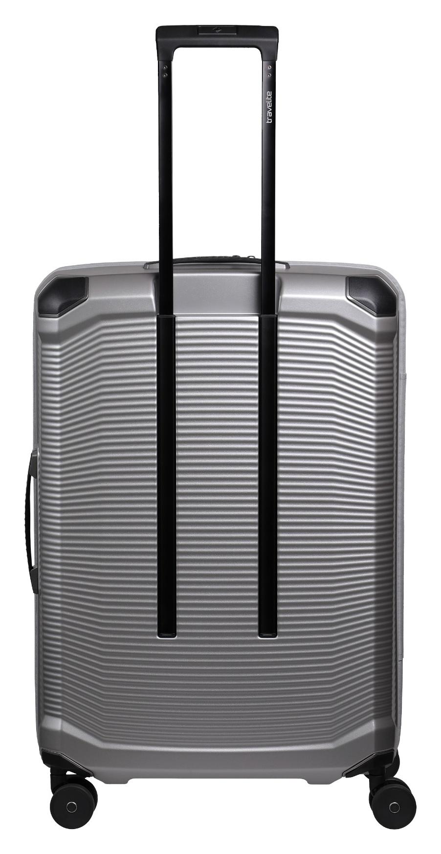 Velký skořepinový kufr Travelite Millennium L Silver (obrázek 6)
