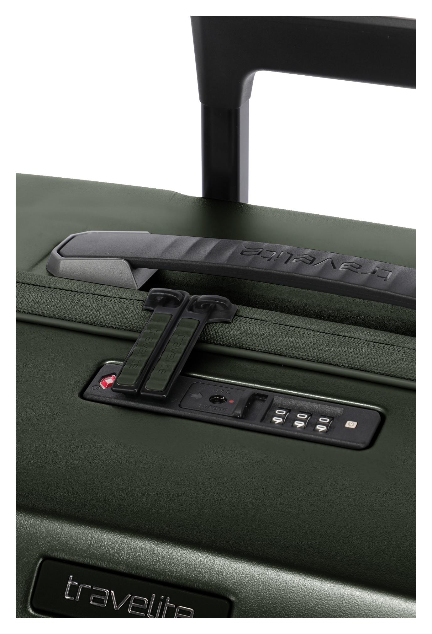 Velký skořepinový kufr Travelite Millennium L Pine Green (obrázek 3)