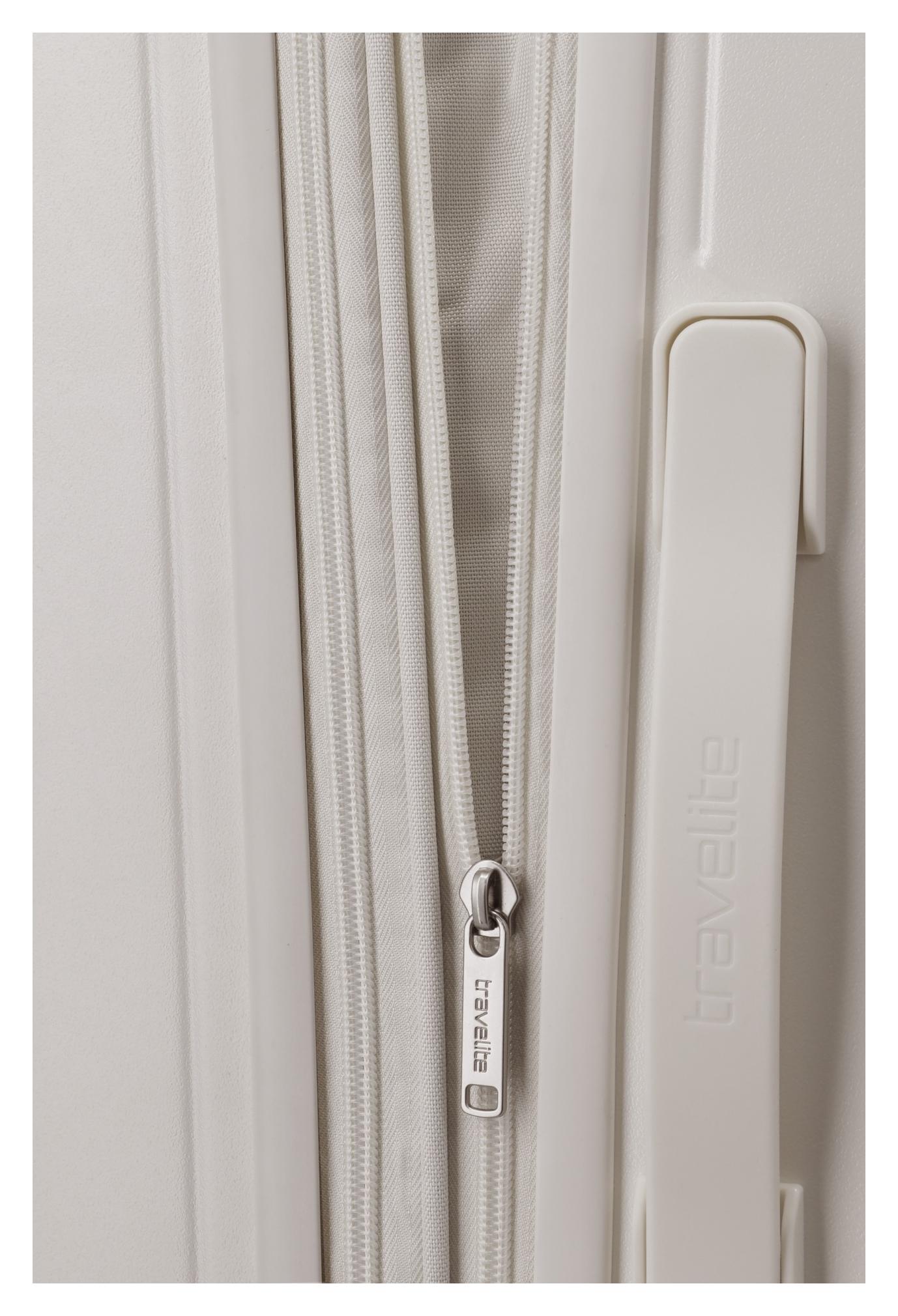 Střední skořepinový kufr Travelite Panello M Ivory