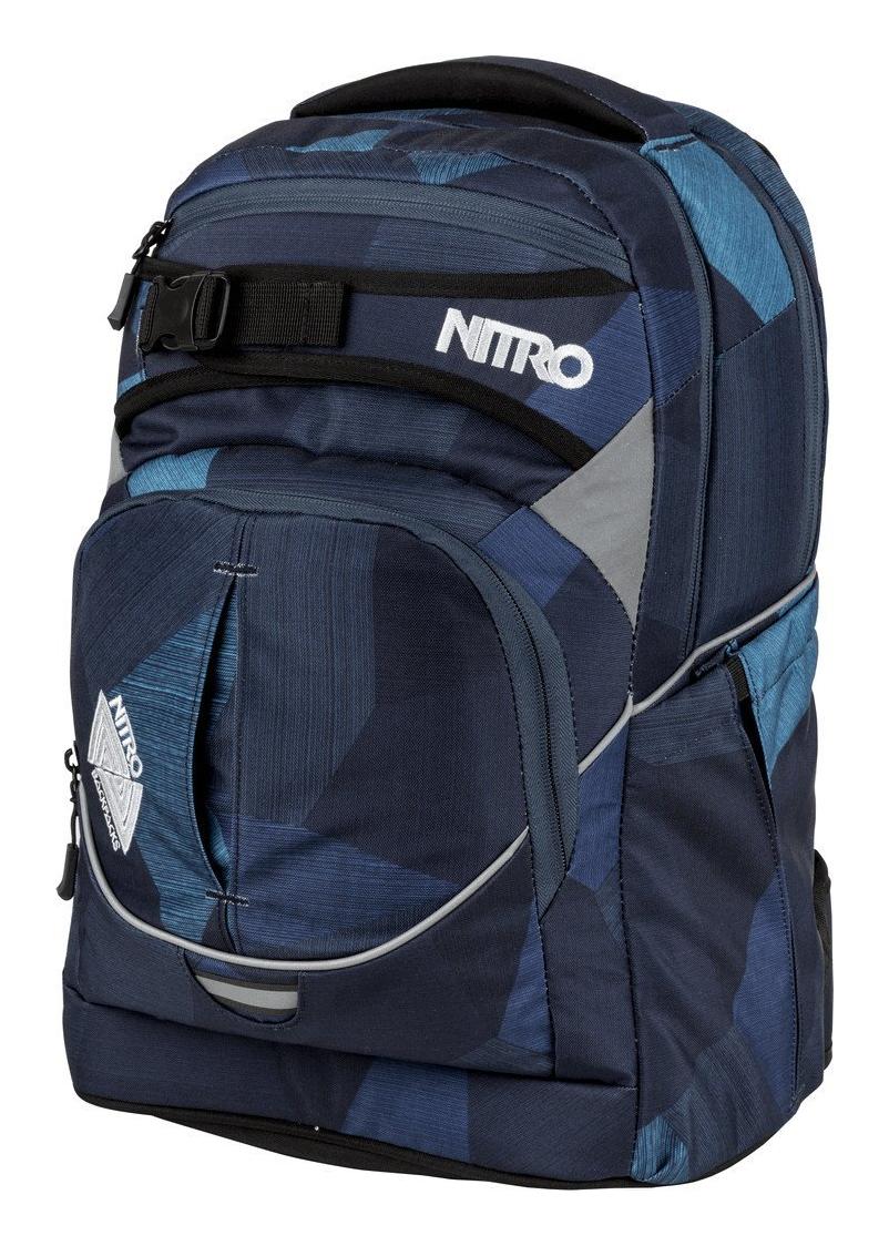 Školní batoh Nitro Superhero Fragments blue