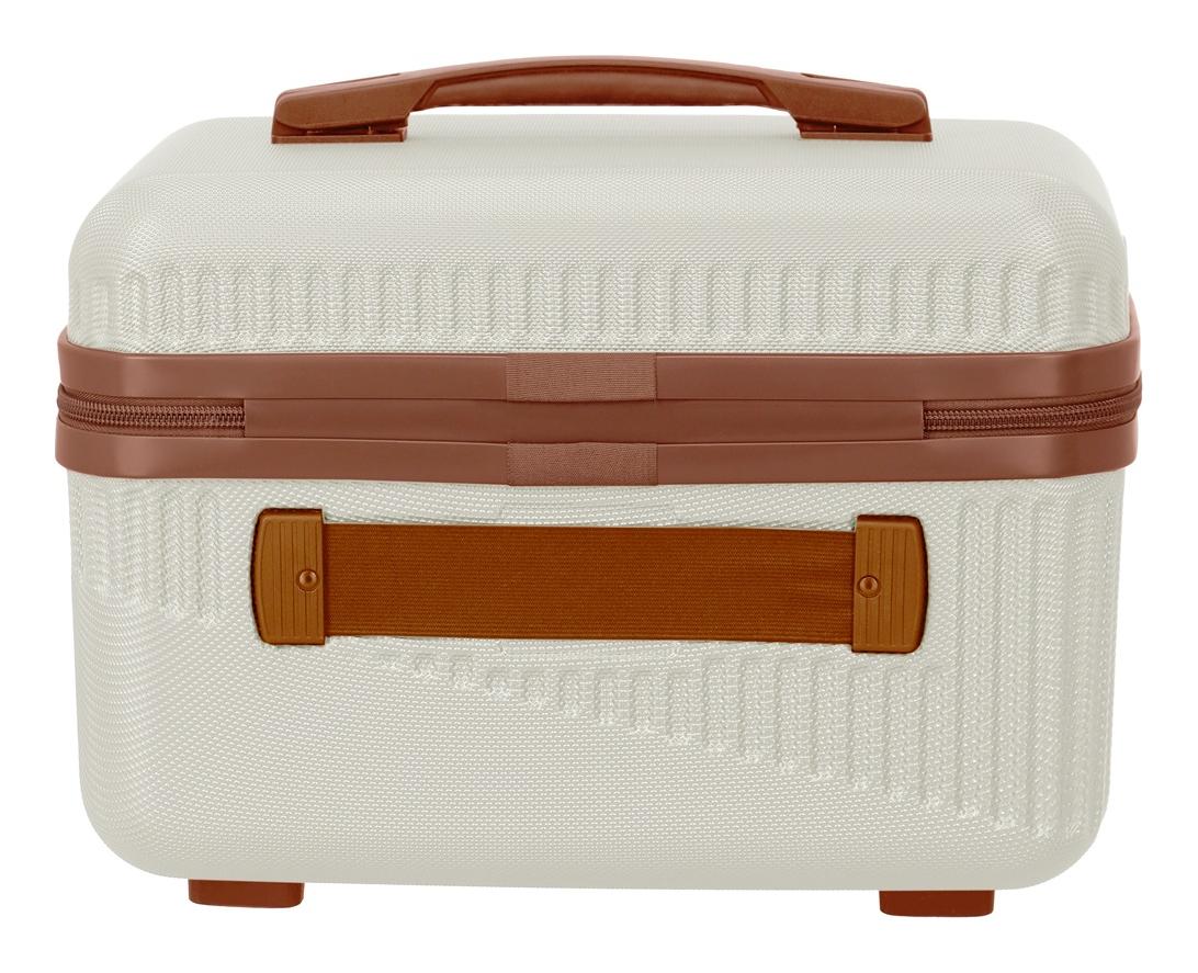 Kosmetický kufr Travelite Bali Beautycase White/cognac - Obrázek 4