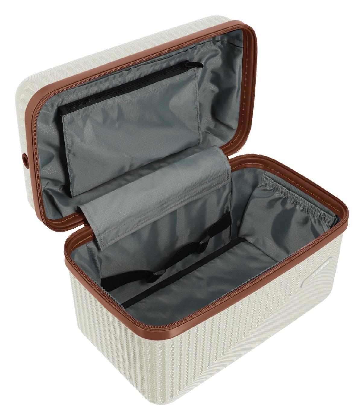 Kosmetický kufr Travelite Bali Beautycase White/cognac - Obrázek 5