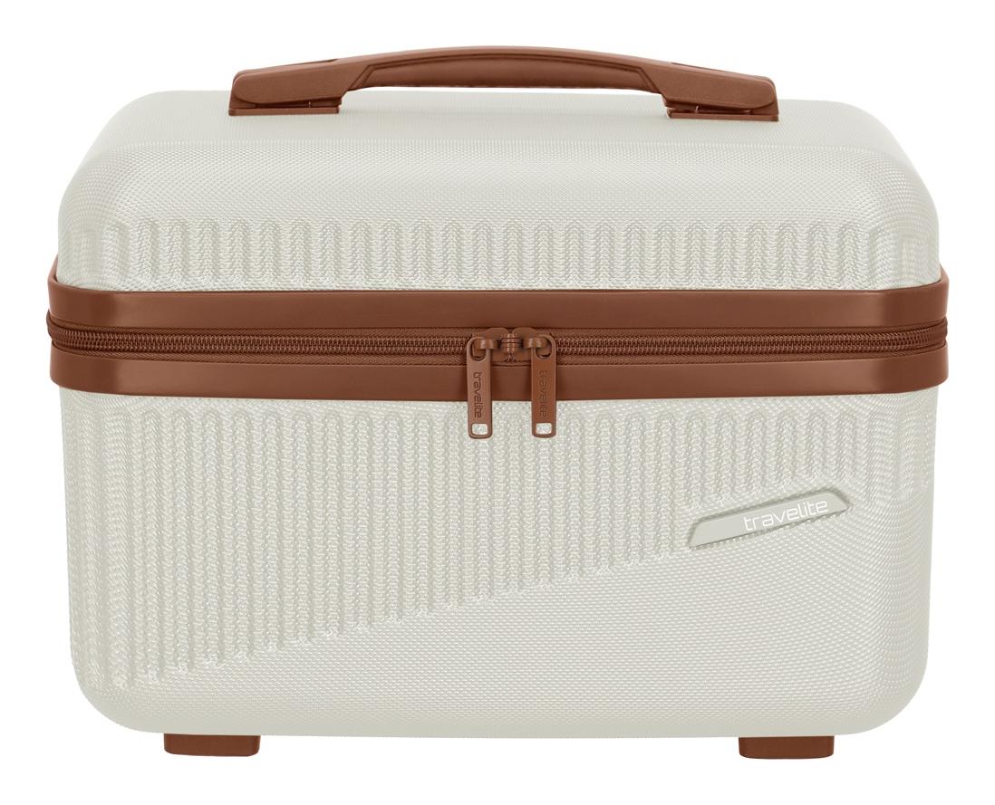 Kosmetický kufr Travelite Bali Beautycase White/cognac - Obrázek 3