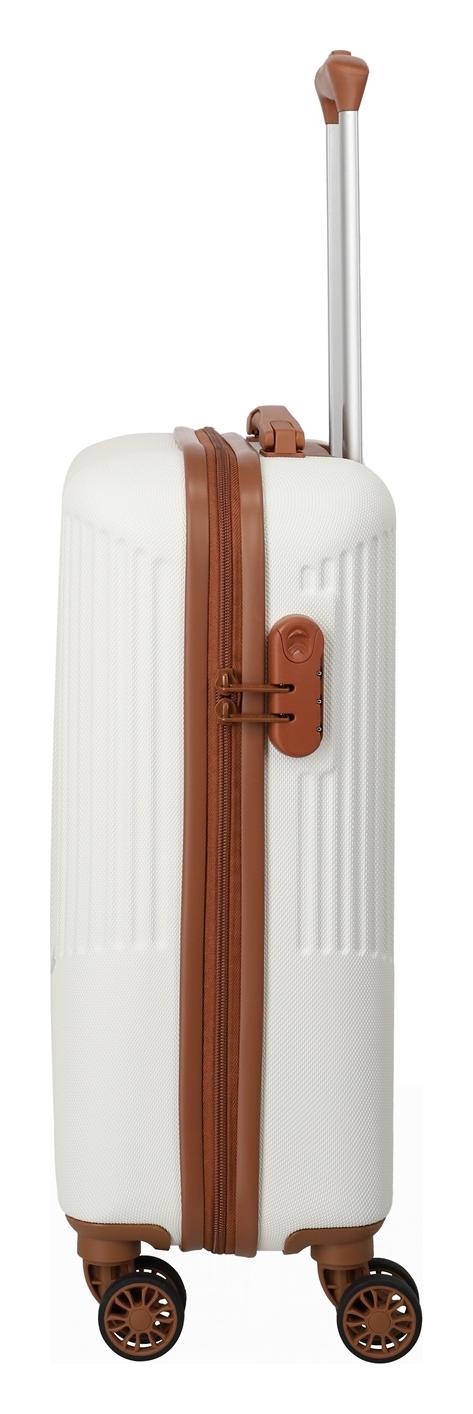 Kabinový kufr 55x40x20 Travelite Bali S White/Cognac - Obrázek 3