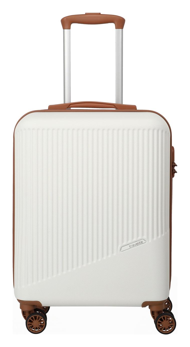 Sada cestovních kufrů Travelite Bali S,M,L White/Cognac (obrázek 6)