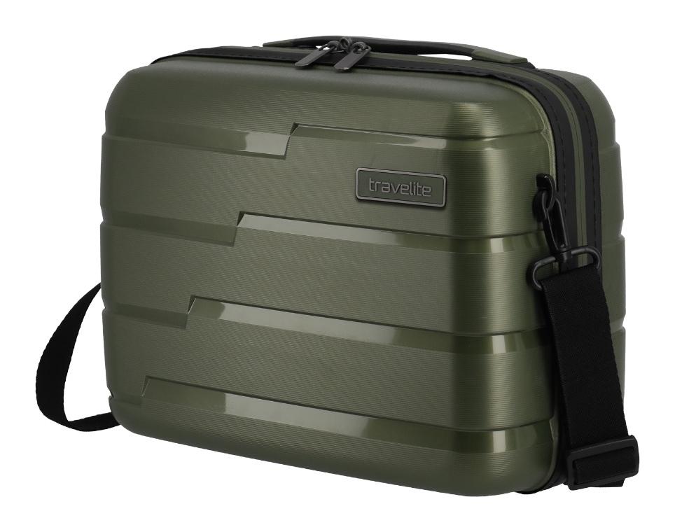 Kosmetický kufr Travelite Air Base Beauty Case Olive