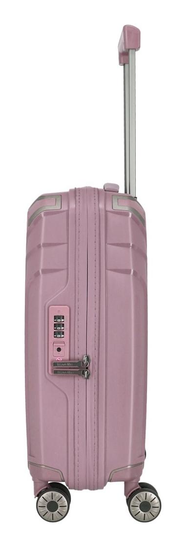 Sada cestovních kufrů Travelite Elvaa 4w S,M,L Rosé