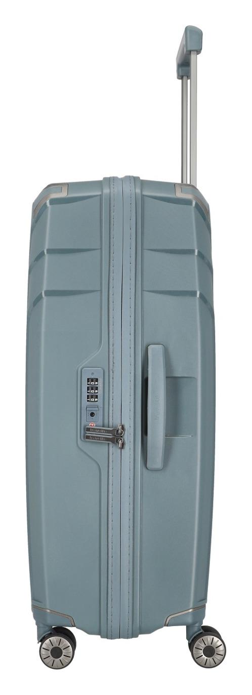 Velký skořepinový kufr na kolečkách Travelite Elvaa 4w L Blue/grey - Obrázek 3