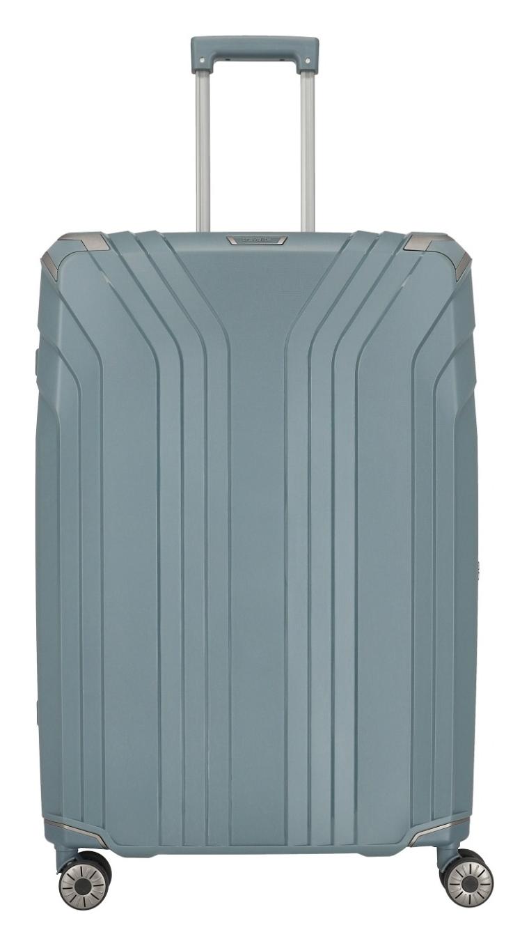 Velký skořepinový kufr na kolečkách Travelite Elvaa 4w L Blue/grey - Obrázek 2