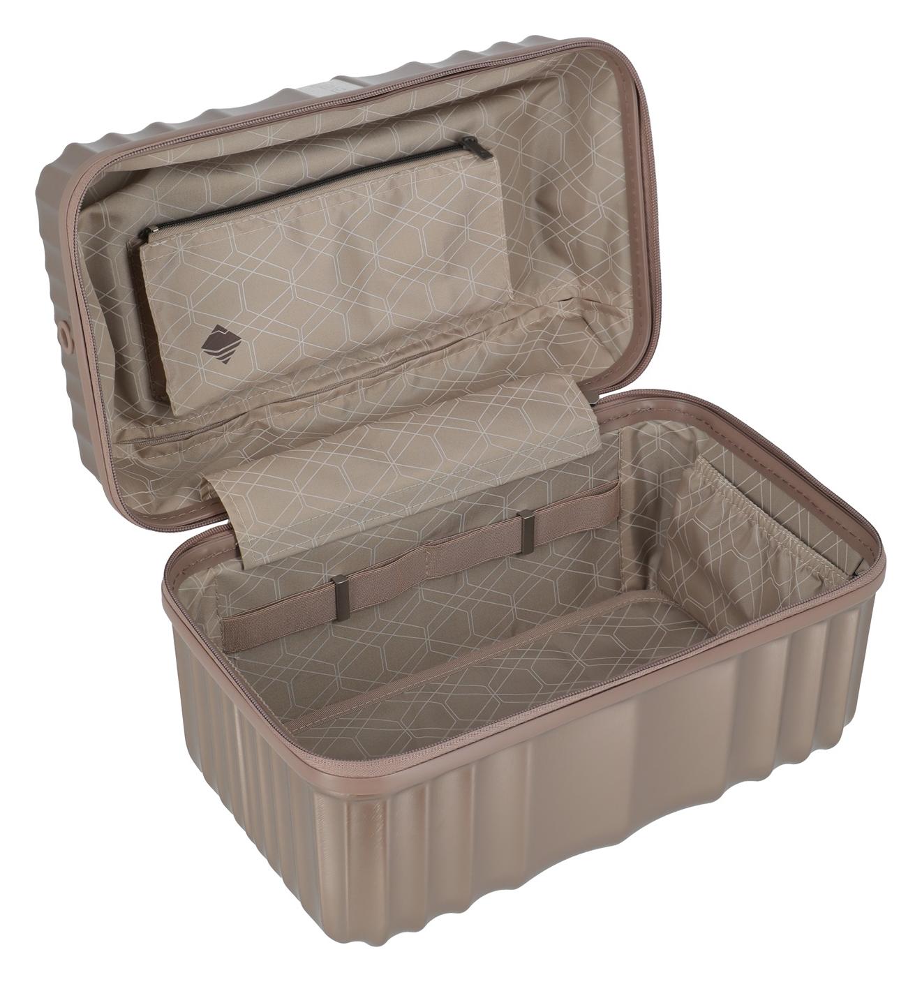 Kufřík na kosmetiku Travelite Paros Beauty Case Cappuccino