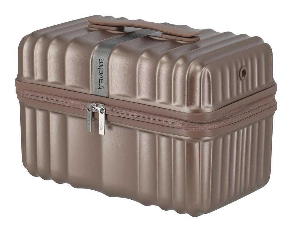 Kufřík na kosmetiku Travelite Paros Beauty Case Cappuccino