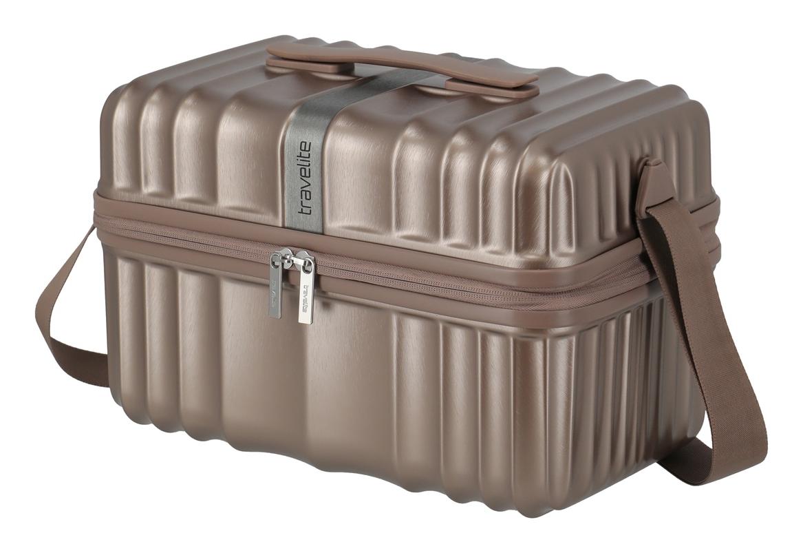 Kufřík na kosmetiku Travelite Paros Beauty Case Cappuccino