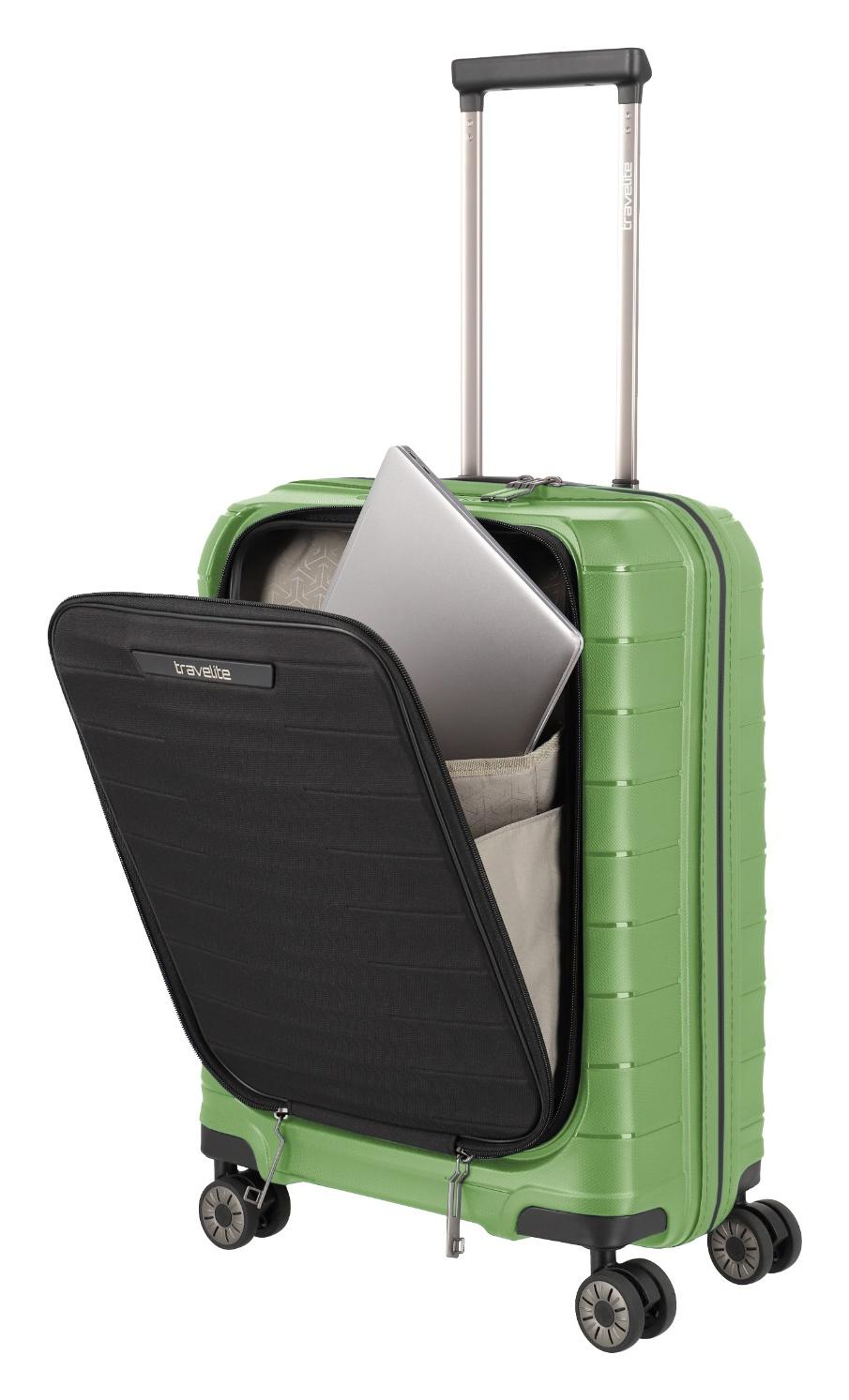 Sada cestovních kufrů Travelite Mooby S,M,L Front pocket Green (obrázek 5)