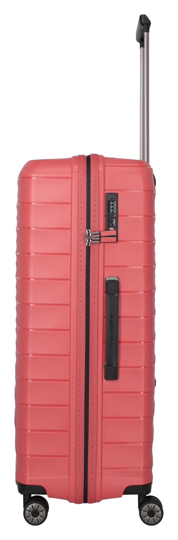 Velký skořepinový kufr Travelite Mooby L Red