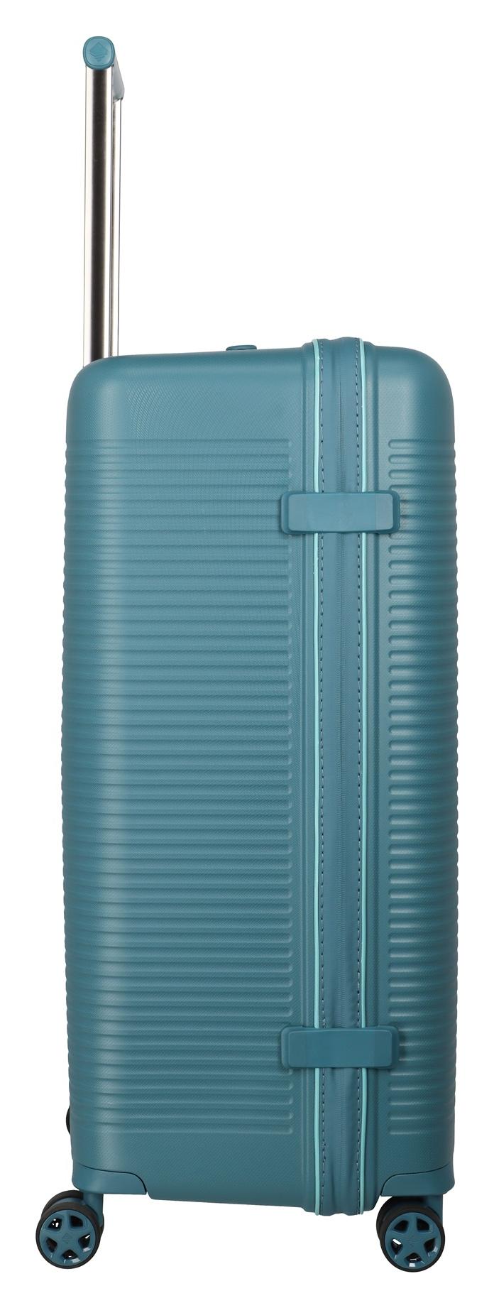 Velký skořepinový kufr Travelite Roomer Trunk L Aqua