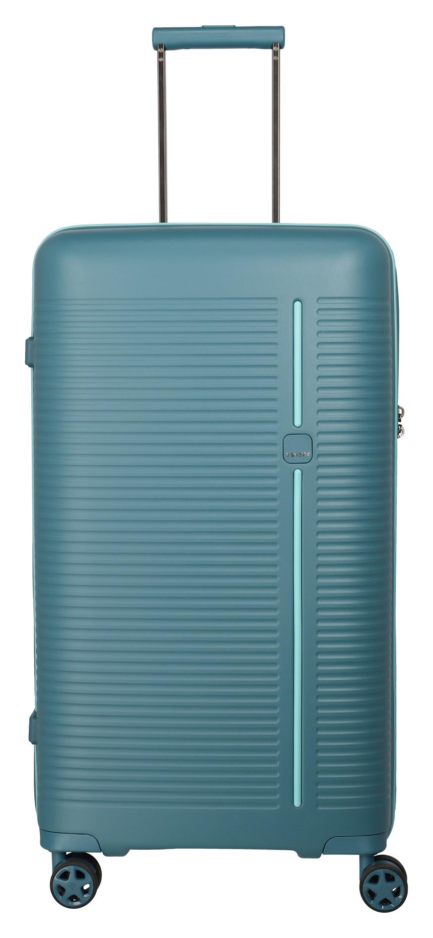 Velký skořepinový kufr Travelite Roomer Trunk L Aqua