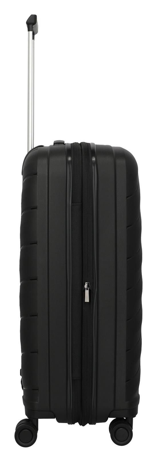 Střední skořepinový kufr na kolečkách Travelite Burano M Black - Obrázek 5