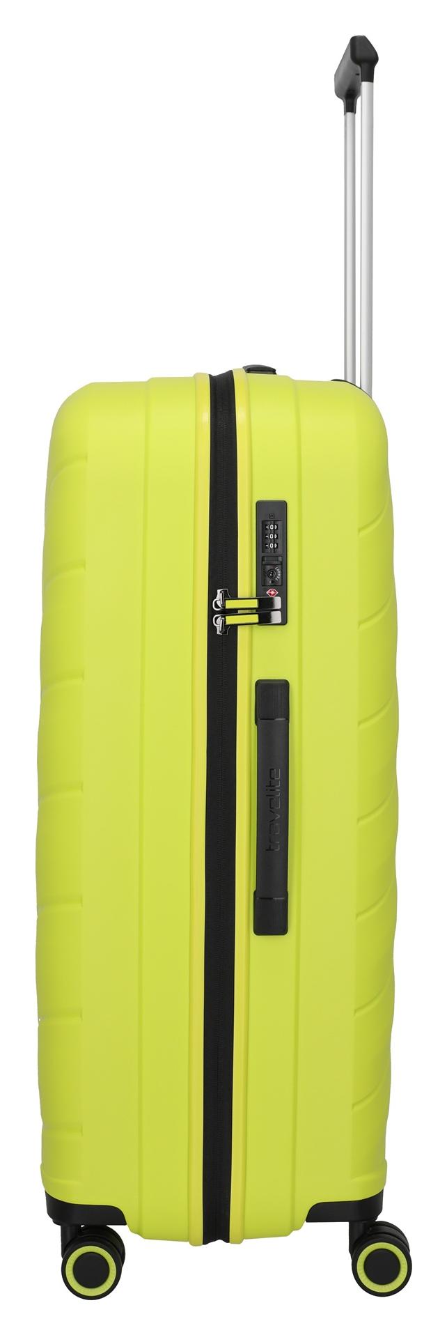 Velký skořepinový kufr na kolečkách Travelite Burano L Apple green - Obrázek 3