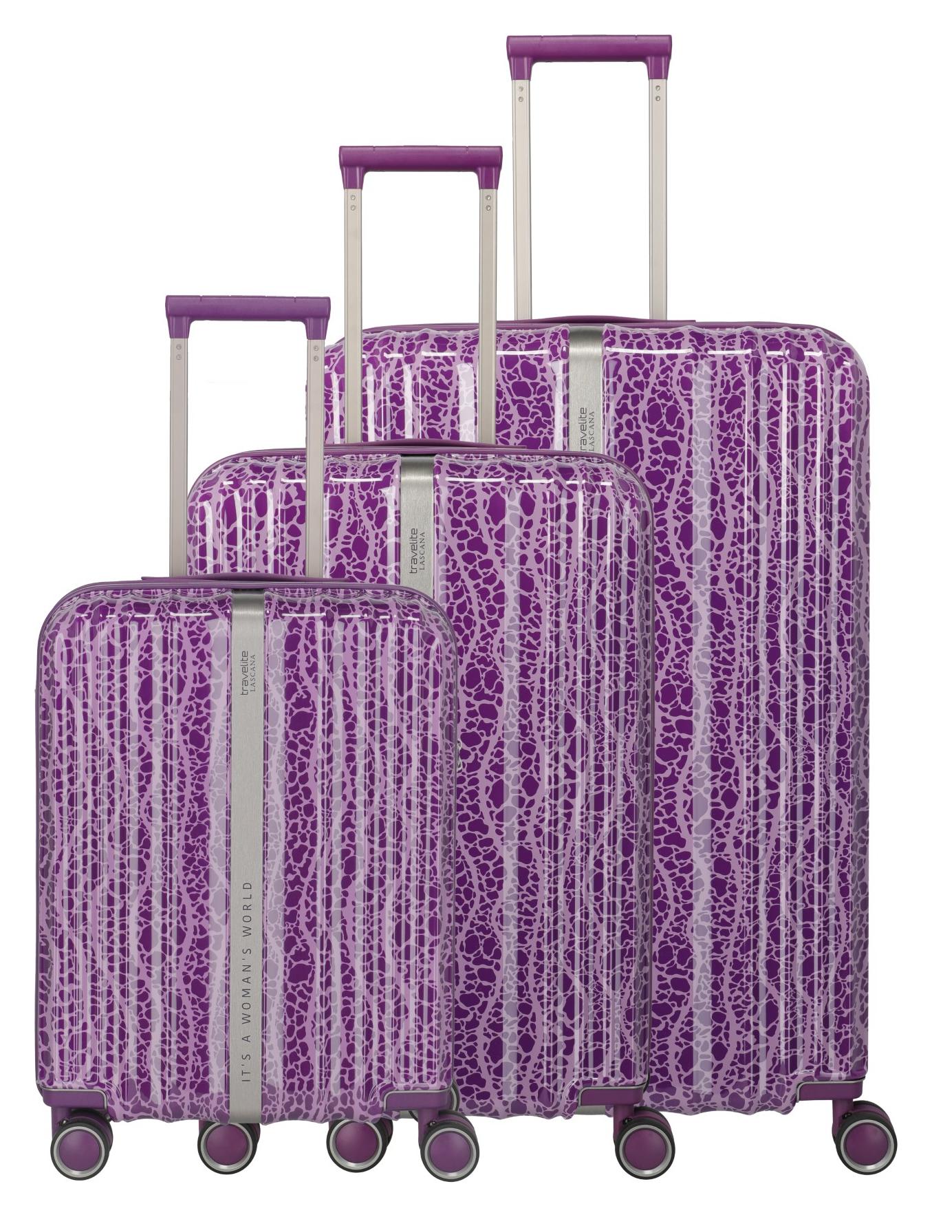 Sada cestovních kufrů Travelite Lascana Edition S,M,L Plum