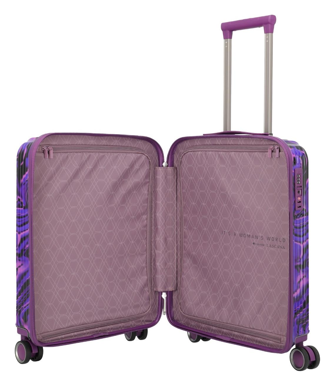 Kufr do letadla Travelite Lascana Edition S Purple Swirl (obrázek 4)