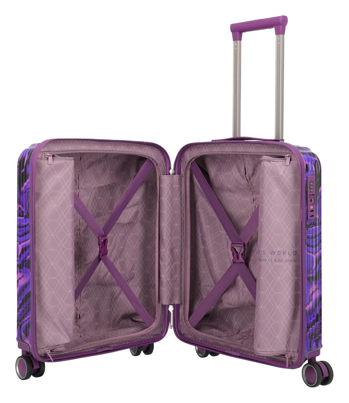 Kufr do letadla Travelite Lascana Edition S Purple Swirl (obrázek 5)