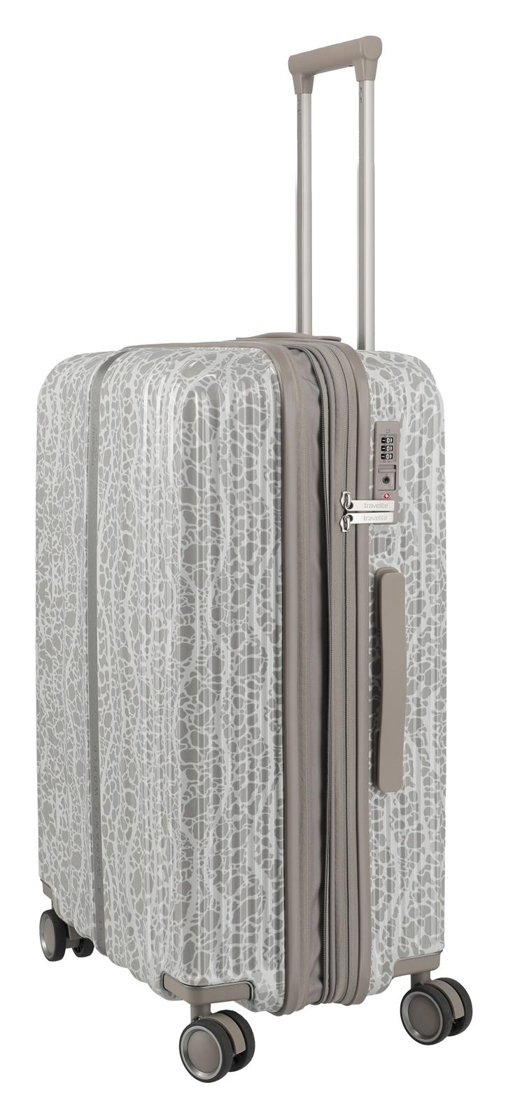 Střední skořepinový kufr Travelite Lascana Edition M Champagne