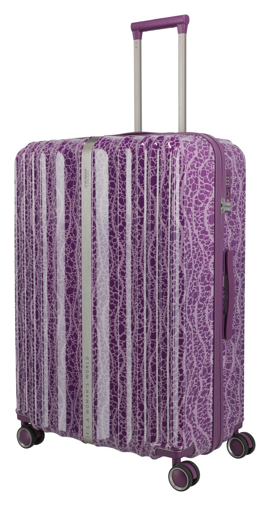 Velký skořepinový kufr Travelite Lascana Edition L Plum