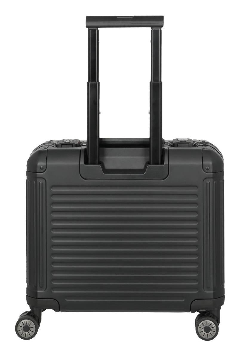 Palubní kufr na notebook Travelite Next Business wheeler 4w Black