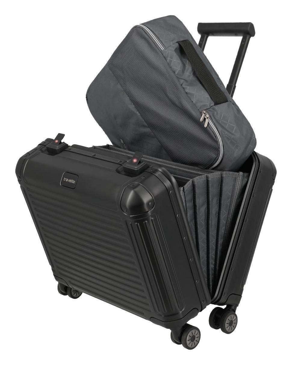 Palubní kufr na notebook Travelite Next Business wheeler 4w Black (obrázek 5)