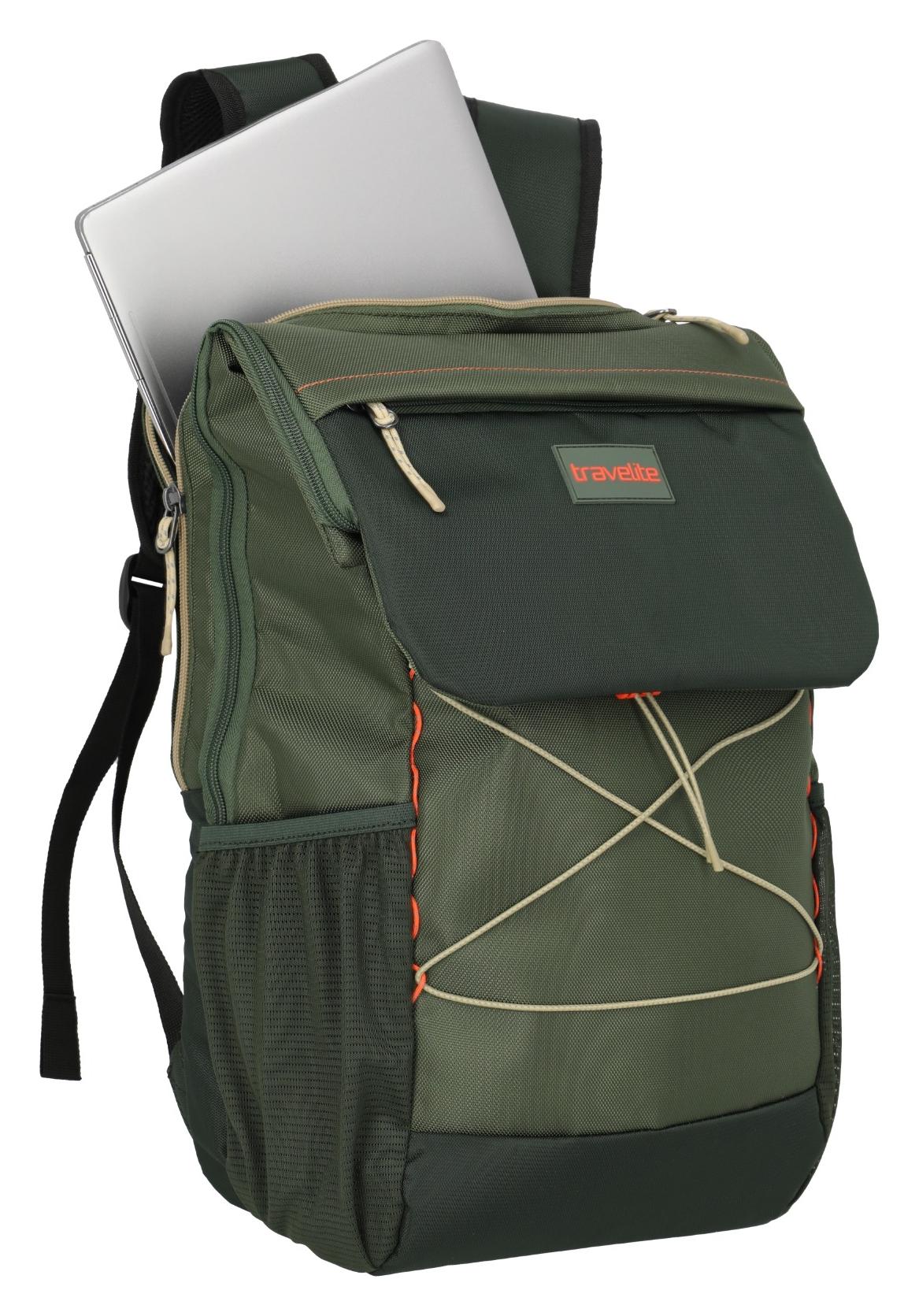 Batoh na notebook Travelite Color Craze Backpack Olive