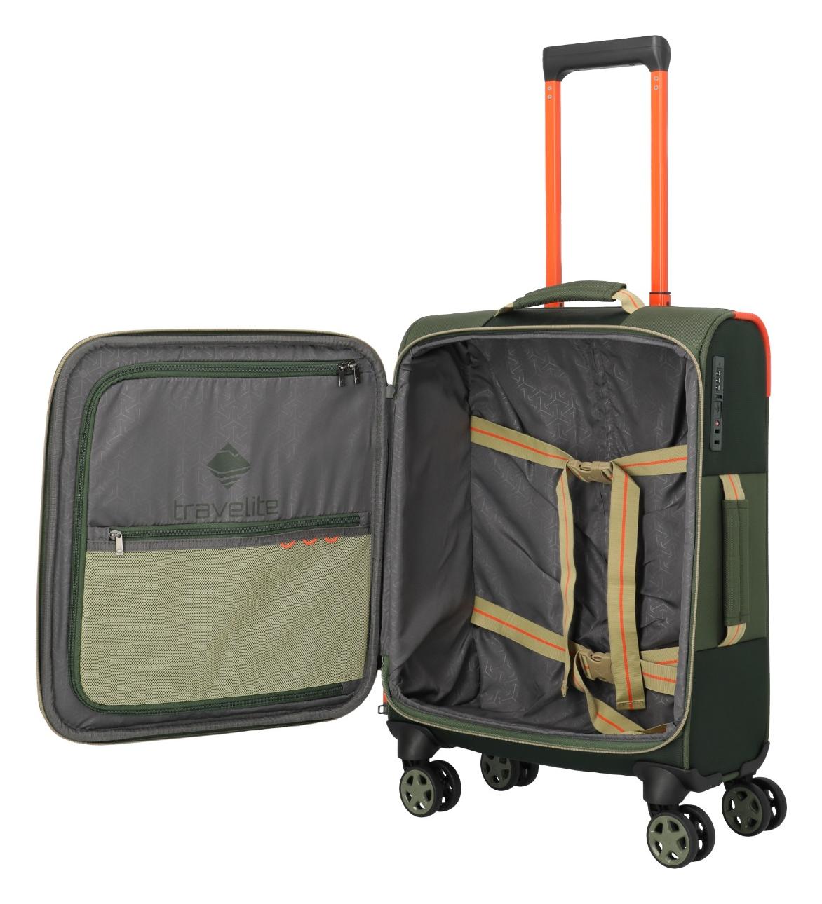 Textilní palubní kufr Travelite Color Craze S Olive (obrázek 6)