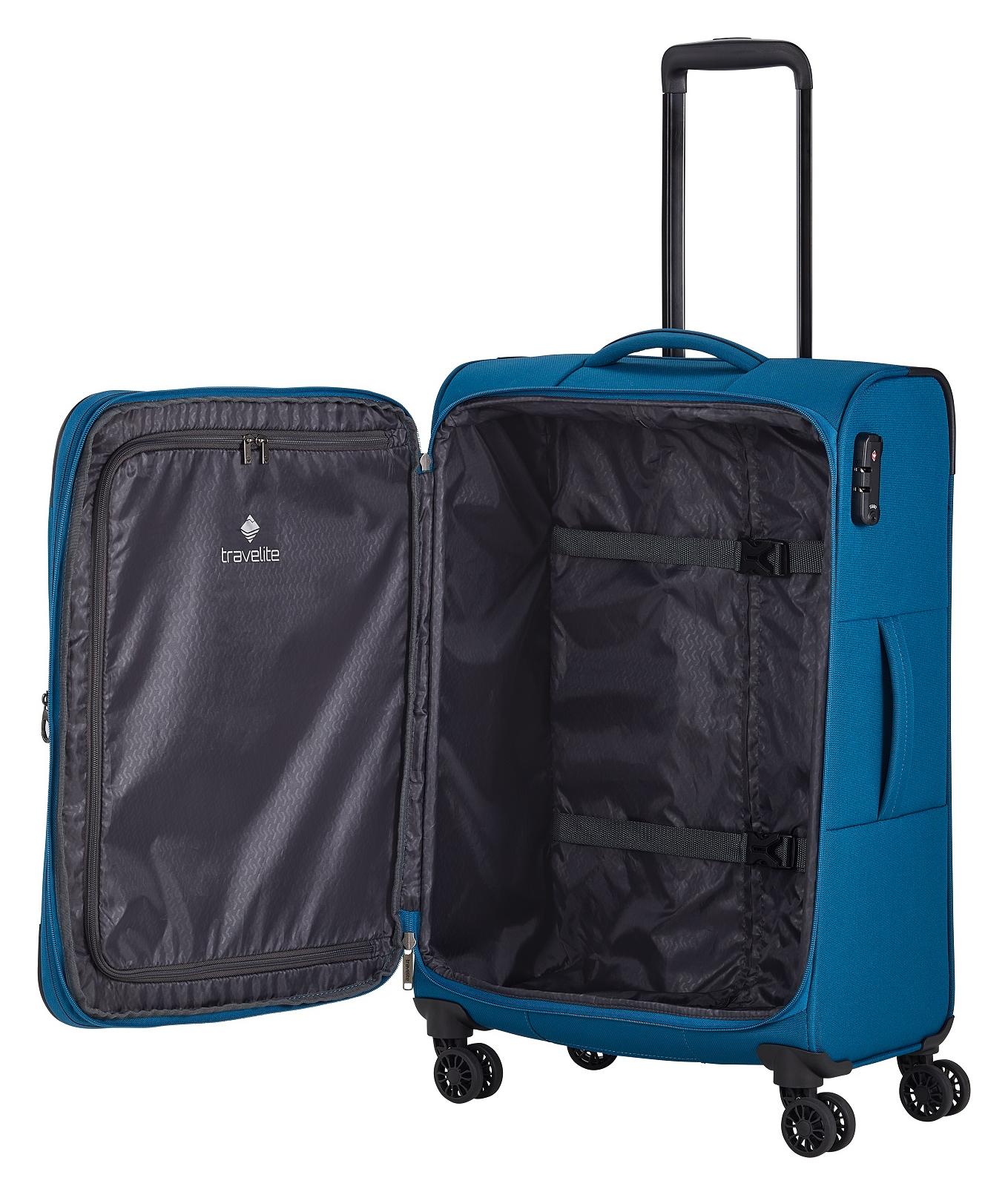 Střední textilní kufr Travelite Chios M Petrol (obrázek 6)