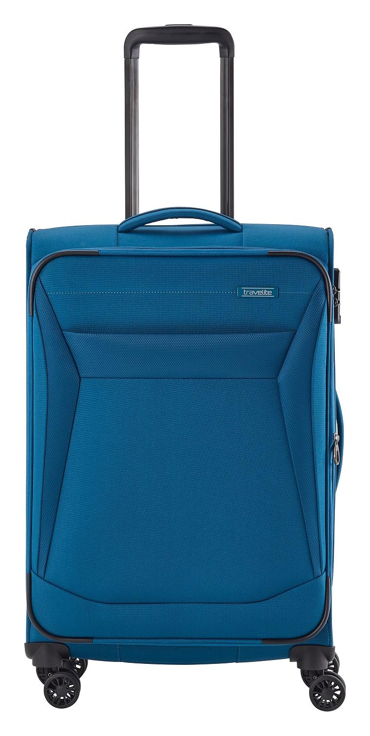Střední textilní kufr Travelite Chios M Petrol